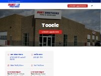 Website Screenshot Burt Brothers Tire & Service