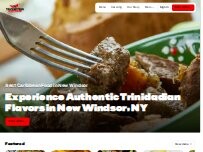 Website Screenshot Taste of Trini