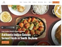 Website Screenshot Ammrit Indian Cuisine