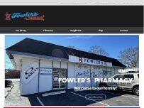 Website Screenshot Fowler's Pharmacy