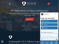 Website Screenshot Rathburn Law Office