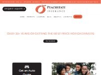 Website Screenshot Peachstate Insurance