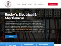 Website Screenshot Rocky's Electrical & Mechanical