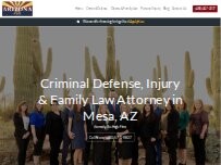 Website Screenshot The Arizona Law Firm
