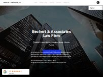 Website Screenshot Bechert & Associates