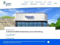 Website Screenshot Catholic Health Cardiology Flushing