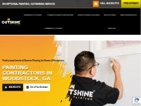 Website Screenshot Outshine Painting