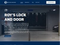 Website Screenshot Roy's Lock & Door
