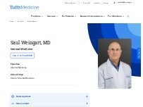 Website Screenshot Saul Weingart, MD