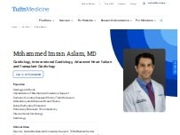 Website Screenshot Mohammed Imran Aslam, MD