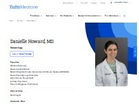 Website Screenshot Danielle Howard, MD