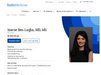 Website Screenshot Imene Ben Lagha, MD, MS
