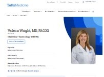 Website Screenshot Valena Wright, MD, FACOG