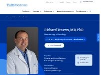 Website Screenshot Richard Travers, MD, PhD