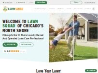 Website Screenshot Lawn Squad of Chicago's North Shore