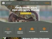 Website Screenshot Milton Chiropractic