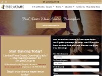Website Screenshot Fred Astaire Dance Studios