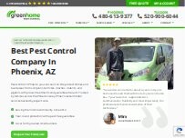Website Screenshot Green Home Pest Control