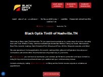 Website Screenshot Black Optix Tint - Window Tints, PPF, Ceramic Coating, And Car Vinyl Wraps