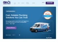 Website Screenshot Ory's Plumbing Services & Drain Cleaning