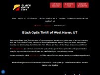 Website Screenshot Black Optix Tint