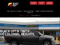 Website Screenshot Black Optix Tint