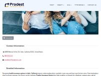 Website Screenshot Indio Health Insurance Plans