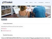 Website Screenshot Rochester Health Insurance Plans