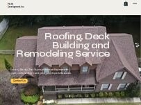 Website Screenshot P & M Development Inc.