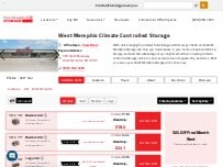 Website Screenshot West Memphis Climate Controlled Storage