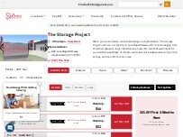 Website Screenshot The Storage Project