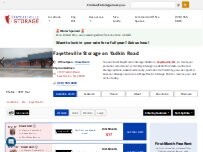Website Screenshot Fayetteville Storage on Yadkin Road