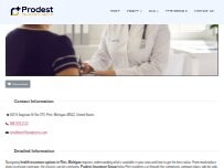 Website Screenshot Flint Health Insurance Plans