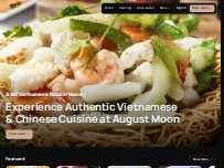 Website Screenshot August Moon