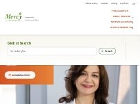 Website Screenshot Mahnaz Saki, CRNP