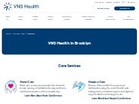 Website Screenshot VNS Health Brooklyn Regional Support Office