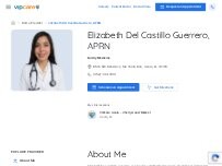 Website Screenshot Elizabeth Del Castillo Guerrero, APRN