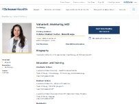 Website Screenshot Valarie E. McMurtry, MD