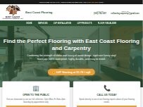 Website Screenshot East Coast Flooring and Carpentry
