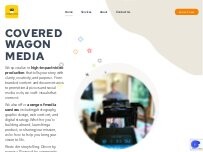 Website Screenshot Covered Wagon Media