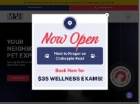 Website Screenshot Milton Animal Hospital