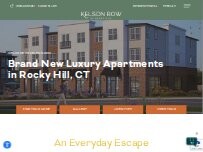 Website Screenshot Kelson Row Apartments at Rocky Hill