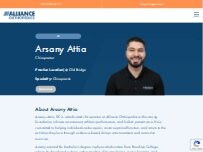 Website Screenshot Arsany Attia, DC