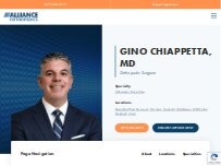 Website Screenshot Gino Chiappetta, MD