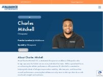 Website Screenshot Alliance Orthopedics: Charles Mitchell
