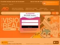 Website Screenshot Axo Brands, LLC dba AxoTransfers.com