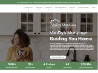 Website Screenshot Billy Nieken - VanDyk Mortgage Corporation