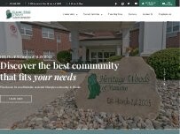 Website Screenshot Heritage Woods of Manteno