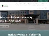 Website Screenshot Heritage Woods of Noblesville