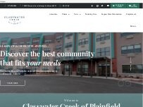 Website Screenshot Glasswater Creek of Plainfield